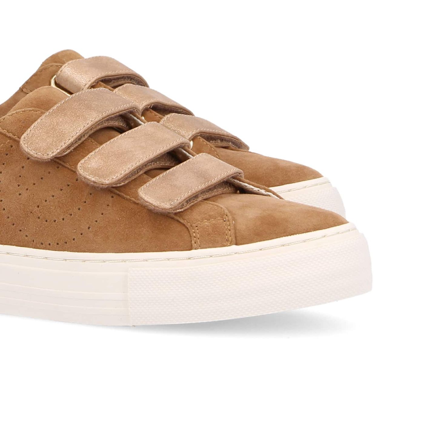 ARCADE STRAPS PERFOS - GOAT SUEDE/NACRE - CAMEL